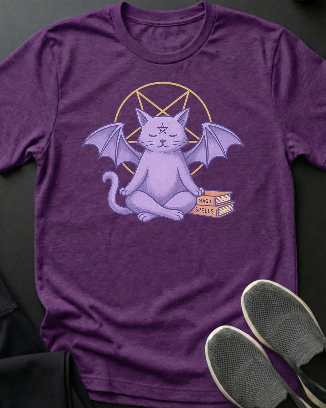 Witchy Kitty Tee Gift For Cat Lover