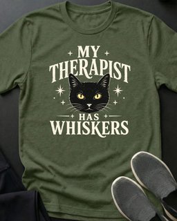 Therapist Tee Gift For Cat Lover