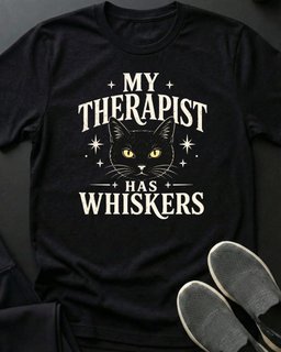 Therapist Tee Gift For Cat Lover