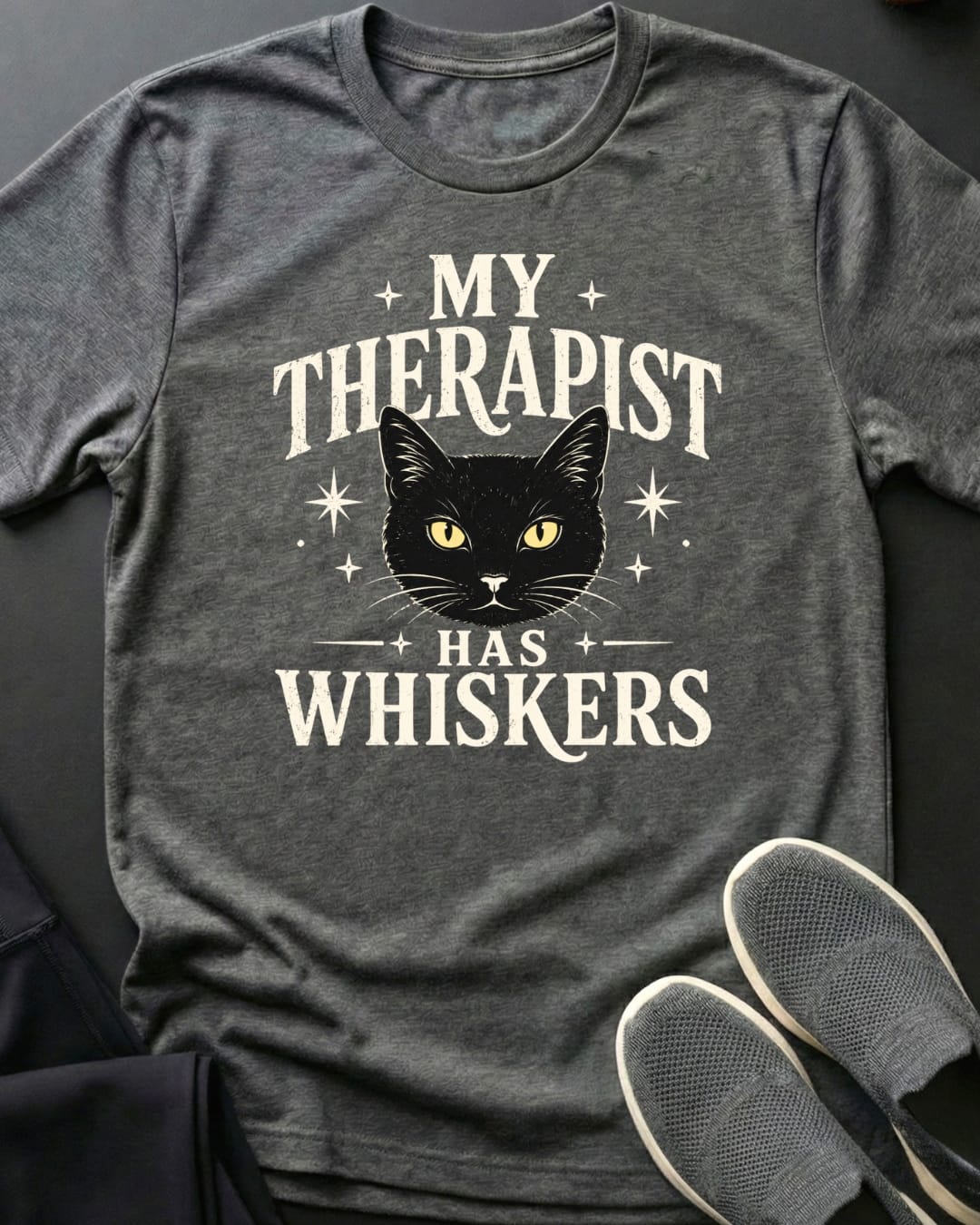 Therapist Tee Gift For Cat Lover