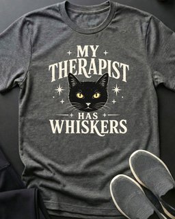 Therapist Tee Gift For Cat Lover