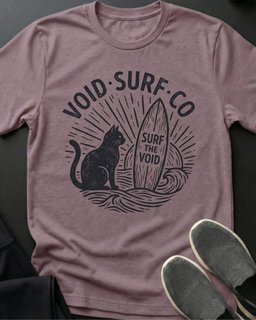 Void Surf Co Tee Gift For Cat Lover