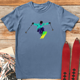 Big Drop Skier T Shirt Gift For Skier