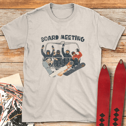 Board Meeting T Shirt Gift For Skier