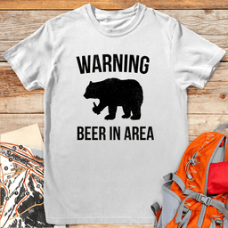 Beer In Area T Shirt Gift For Skier