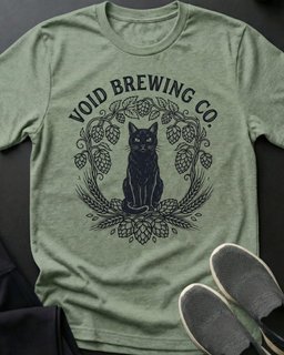 Void Brewing Tee Gift For Cat Lover