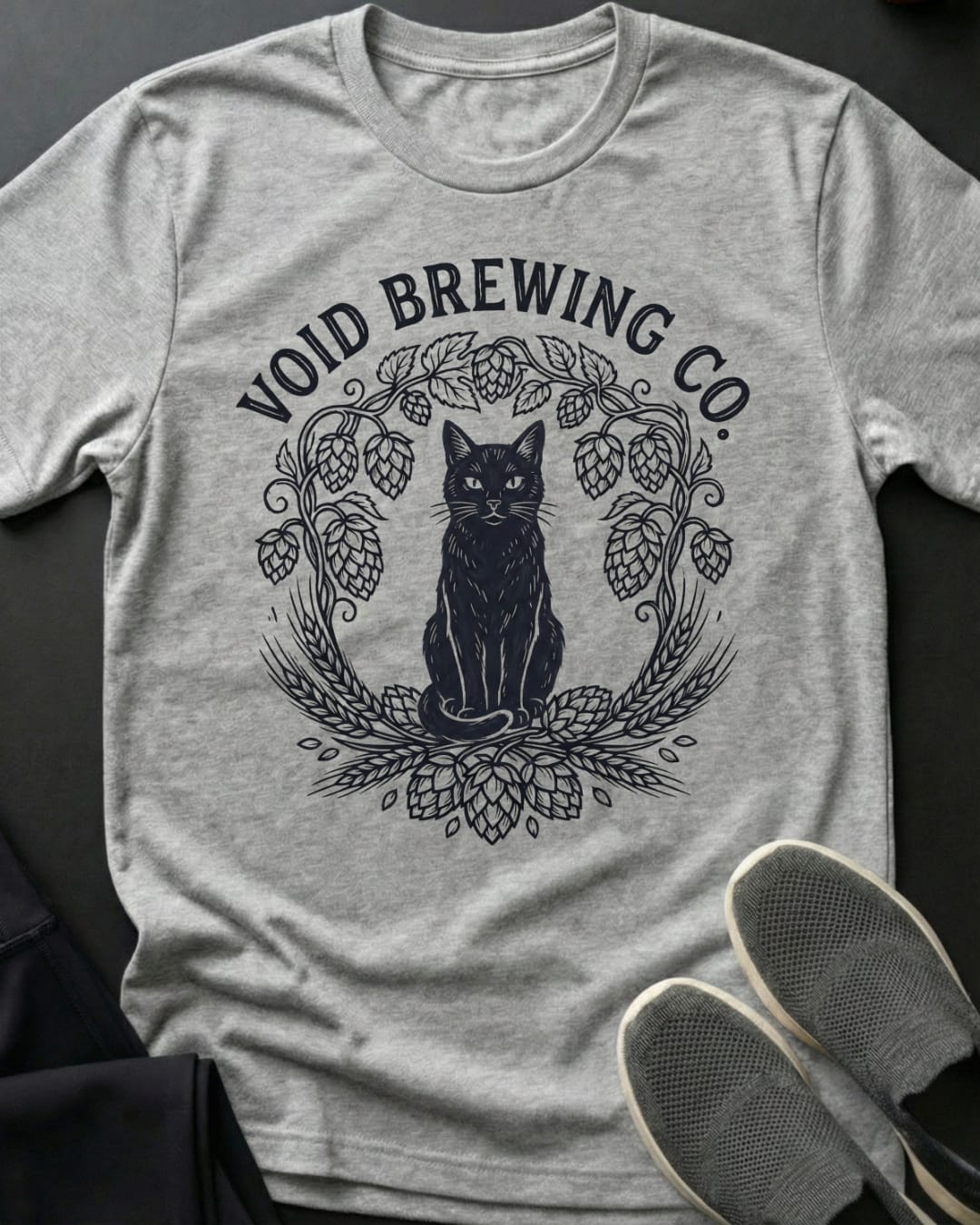 Void Brewing Tee Gift For Cat Lover