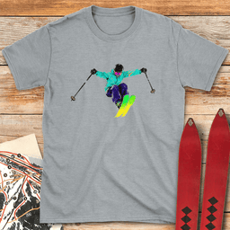 Big Drop Skier T Shirt Gift For Skier
