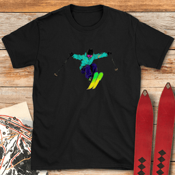 Big Drop Skier T Shirt Gift For Skier