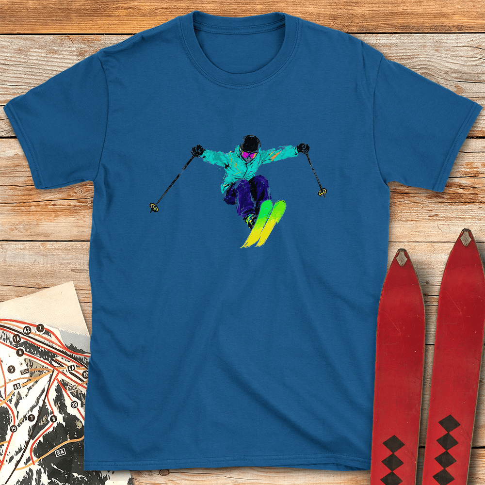 Big Drop Skier T Shirt Gift For Skier