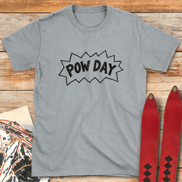Bang Pow Day T Shirt Gift For Skier