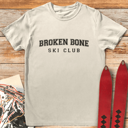 Broken Bone Ski Club T Shirt Gift For Skier