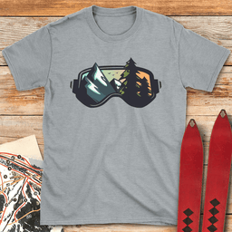 Alpine Views T Shirt Gift For Skier