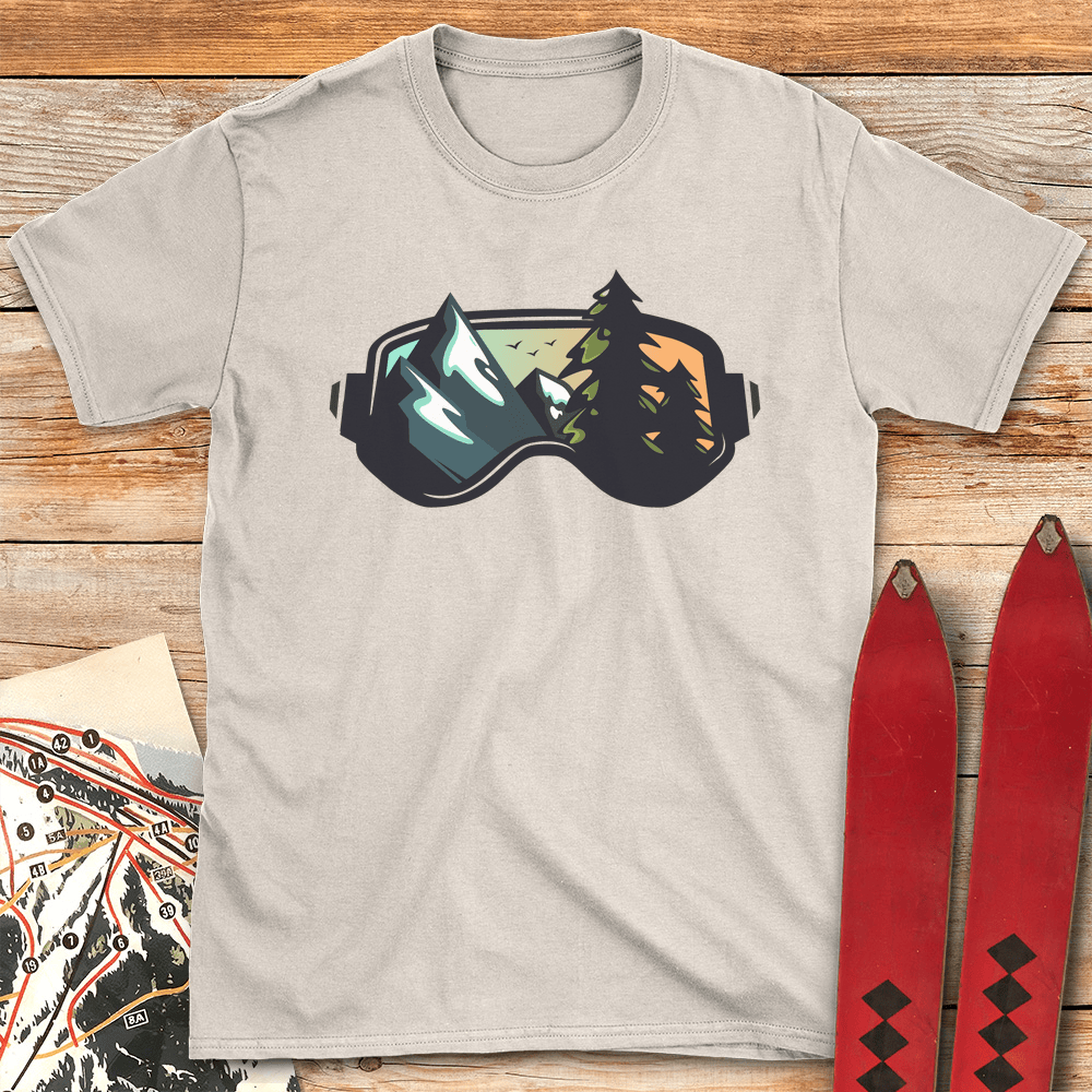 Alpine Views T Shirt Gift For Skier