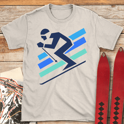 Angle Rider T Shirt Gift For Skier