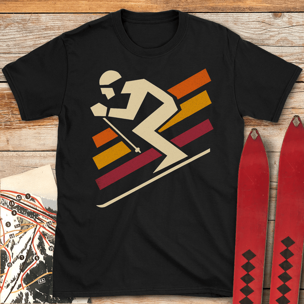Angle Rider T Shirt Gift For Skier