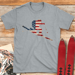 American Tele T Shirt Gift For Skier