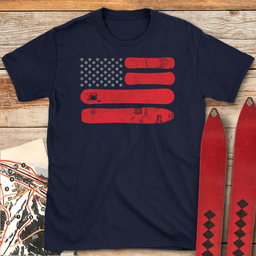 American Snowboarder T Shirt Gift For Snowboarder