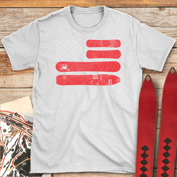 American Snowboarder T Shirt Gift For Snowboarder