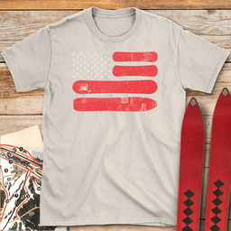 American Snowboarder T Shirt Gift For Snowboarder