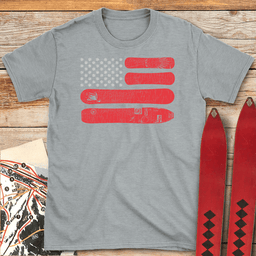 American Snowboarder T Shirt Gift For Snowboarder