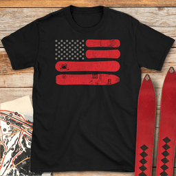 American Snowboarder T Shirt Gift For Snowboarder