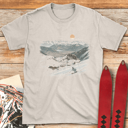 Base Lodge Skier T Shirt Gift For Skier