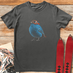Blue Bird T Shirt Gift For Skier
