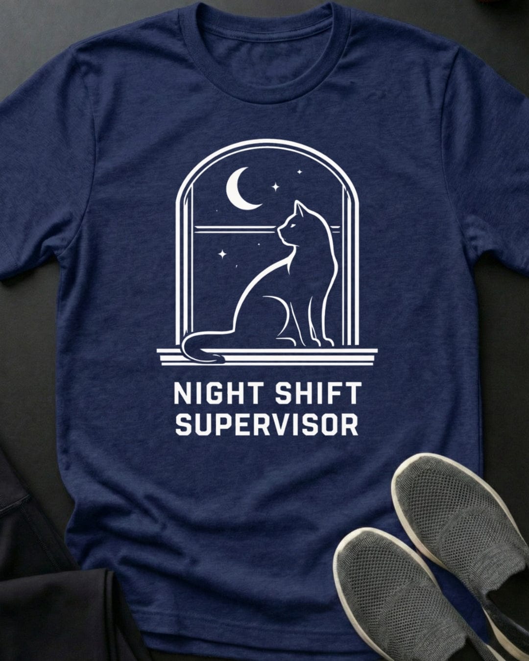 Supervisor Tee Gift For Cat Lover
