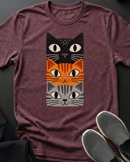 Triple Stack Tee Gift For Cat Lover