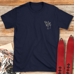 Apre S Girl Martini Pocket T Shirt Gift For Skier