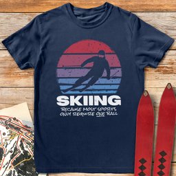 Balls Required T Shirt Gift For Skier