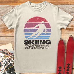 Balls Required T Shirt Gift For Skier
