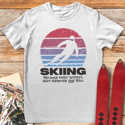 Balls Required T Shirt Gift For Skier
