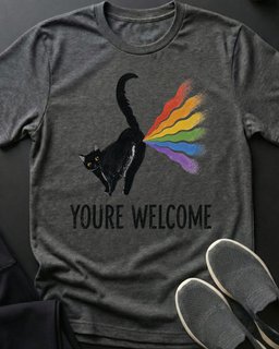 Youre Welcome Tee Gift For Cat Lover