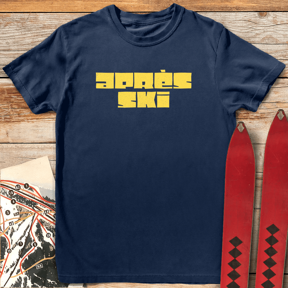 Après Block T Shirt Gift For Skier