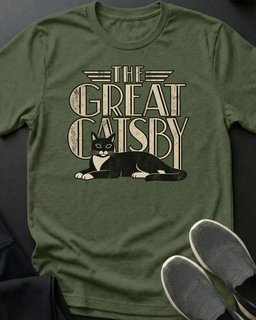 The Great Catsby Tee Gift For Cat Lover