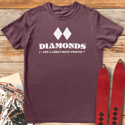 A Girls Best Friend T Shirt Gift For Skier