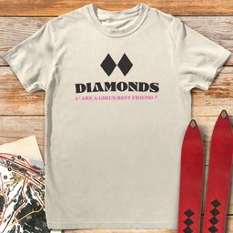A Girls Best Friend T Shirt Gift For Skier