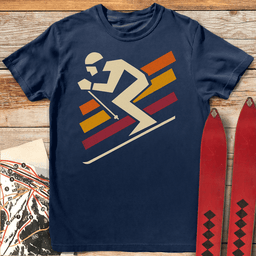 Angle Rider T Shirt Gift For Skier