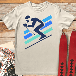 Angle Rider T Shirt Gift For Skier
