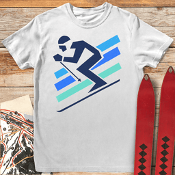 Angle Rider T Shirt Gift For Skier
