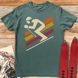 Angle Rider T Shirt Gift For Skier