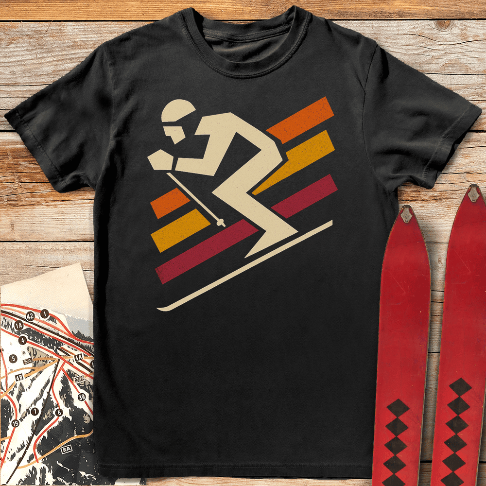 Angle Rider T Shirt Gift For Skier