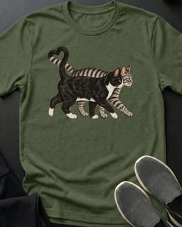 Tabby And Tux True Love Tee Gift For Cat Lover