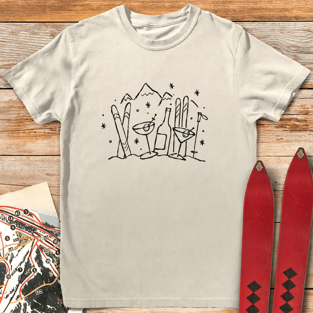 Apre S Ski Basics T Shirt Gift For Skier