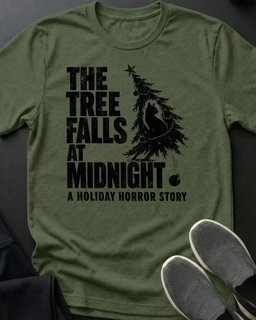 Tree Falls Tee Gift For Cat Lover
