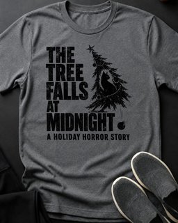 Tree Falls Tee Gift For Cat Lover
