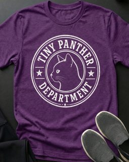 Tiny Panther Dept Tee Gift For Cat Lover