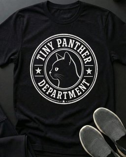 Tiny Panther Dept Tee Gift For Cat Lover